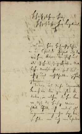 [Entwurf eines Briefes von Heyne an Bulgakov vom 07.07.1772]