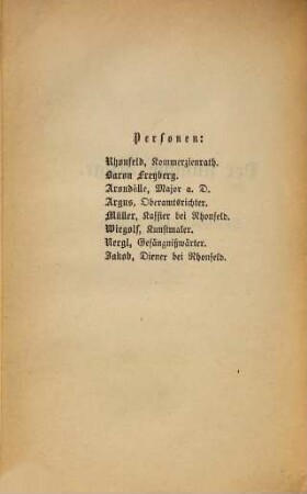 Jugend- und Schul-Theater zur Uebung im Vortrag und Schärfung des Gedächtnisses wie zu belehrender Unterhaltung : Für Jugend- und Familienkreise, Bildungs- und Erziehungs-Anstalten, Schul-Bibliotheken etc. etc., 3