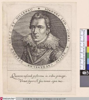 Ioannes Lud: Comes a Nassau Catzenelnd: [Johann Ludwig von Nassau-Hadamar]