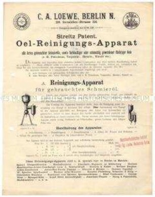 Öl-Reinigungs-Apparat