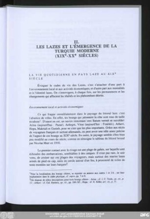 II. Les Lazes Et L'Émergence De La Turquie Moderne (XIXe-XXe Siècles)