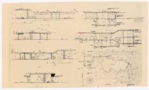 Haus Bolland, Kassel: Lageplan, Ansichten, Schnitte