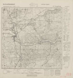 2571 Zempelburg, Topographische Karte 1:25000 (4cm - Karte)
