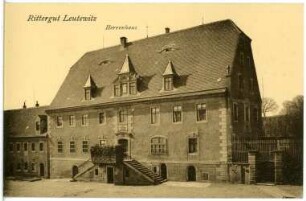 Leutewitz. Rittergut Herrenhaus