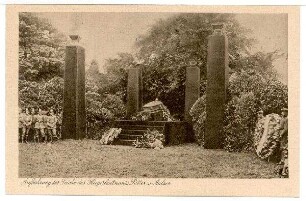 Nr. 258: Aufbahrung der Leiche des Fliegerleutnants Ritter von Mulzer