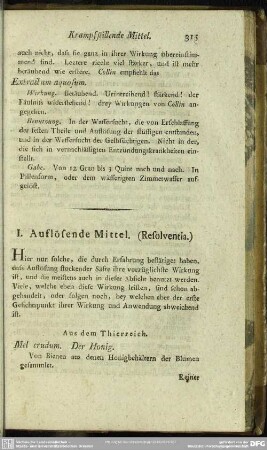 I. Auflösende Mittel. (Resolventia.)