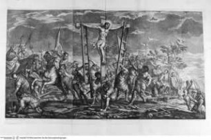 Raccolta de' quadri ... posseduti da S.A.R. Pietro Leopoldo, Florenz 1778, Tafel 3: Kreuzigung