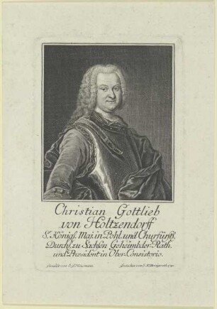 Bildnis des Christian Gottlieb von Holtzendorff