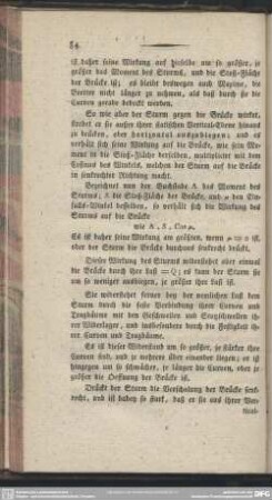 §. 11. Resistenz der hölzernen Bogen-Brücke gegen den Sturm