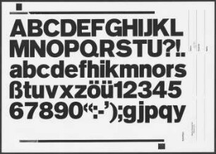 Akzidenz Grotesk Fett Plakadur 8 cic