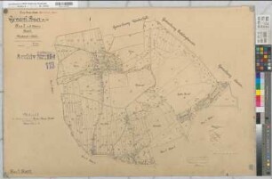Buer (Gelsenkirchen), Umlegung Buer-Resse, Urkarte 1 Flur 7,2