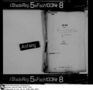 Protokolle über Verhandlungen mit Deputierten der bremischen Landstände von 1653 (zu Vol. III)