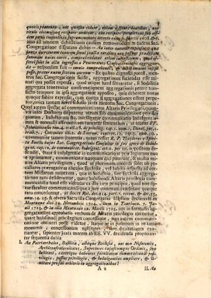 Die 5 Februarii 1748. in Palatio Apostolico Quirinali erit Sacra Congregatio Indulgentiis, Sacrisque Reliquiis praeposita, in qua praeter nonnulos Libellos a Sanctitate Sua remissos proponentur infrascripta dubia