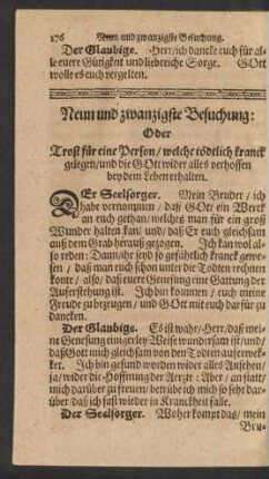 Neun und zwanzigste Besuchung: