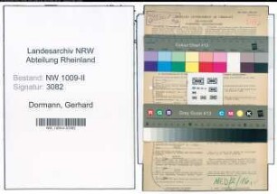 Entnazifizierung Gerhard Dormann , geb. 19.01.1912 (Arzt)