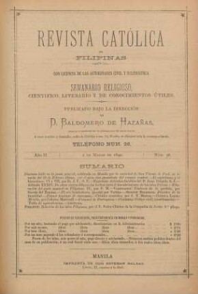 Ano II. 2 de Marzo de 1890, Núm. 56