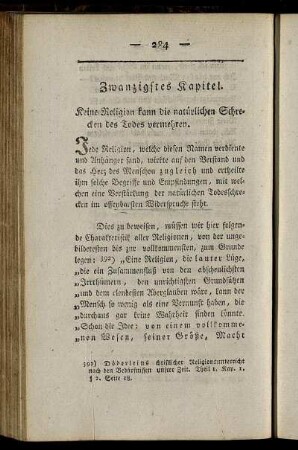 Zwanzigstes Kapitel. - Ein und zwanzigstes Kapitel.