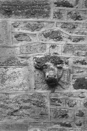 Relief unter dem oberen Fenster, David