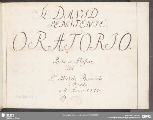 Il David penitente - Mus.2993-D-1