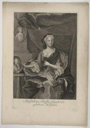 Bildnis der Magdalena Sibylla Schacherin geb. Welschin