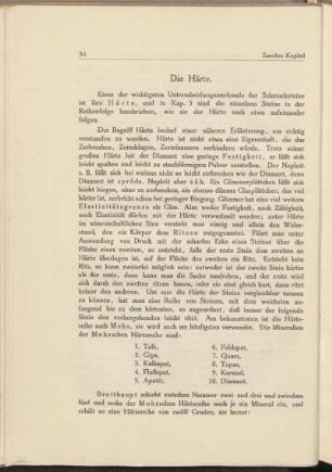 Die Härte.