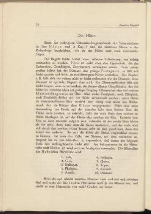Die Härte.