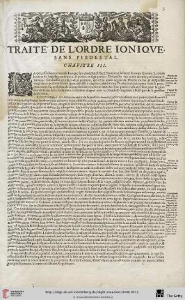 Traité de l’ordre Ioniqve. Sans piedestal