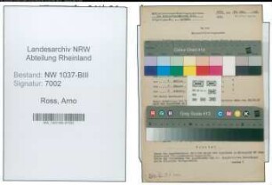 Entnazifizierung Arno Ross , geb. 27.04.1890 (Sparkasseninspektor)