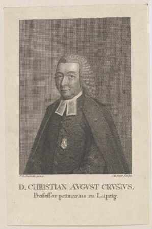 Bildnis des Christian August Crusius
