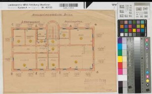 Brilon, Amtsgericht, 1. Obergeschoss, Revisionsplan