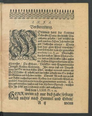Auß dem LXXIII. Ps. v. 25.