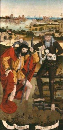 Hl. Christopherus und Hl. Onophrius