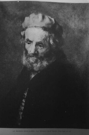 Reproduktion von Gemälden von Rembrandt : Bildnis eines Juden