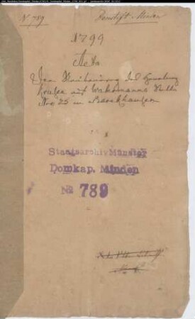Neubauerei des Heuerlings Kruse auf der Watermanns-Stätte zu Barkhausen