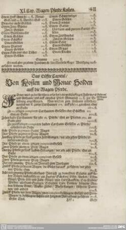 Eilfftes bis Zwey und Zwantzigstes Capitul.