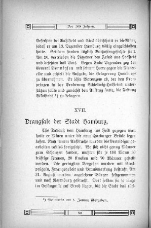XVII. Drangsale der Stadt Hamburg.