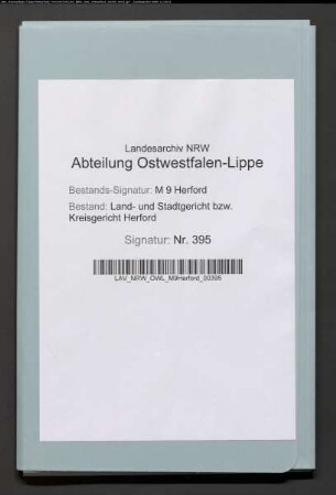 Erblasser: Windmann, Gottlieb Friedrich; Erblasser: Windmann, Marie Charlotte, geb. Wilmsmeier: