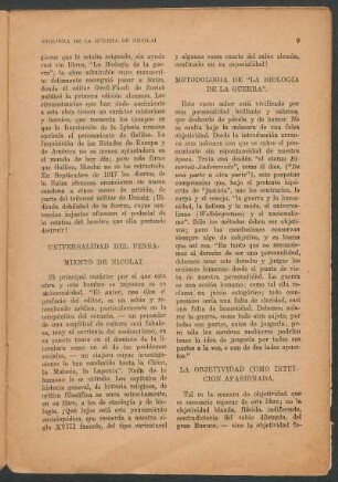 Metodología de "La biología de la guerra".