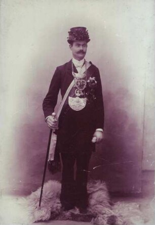 Neusser Schützenkönig Fritz Schmauks, 1902