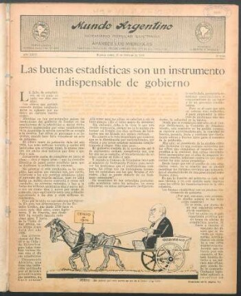 Las buenas estadísticas son un instrumento indispensable de gobierno