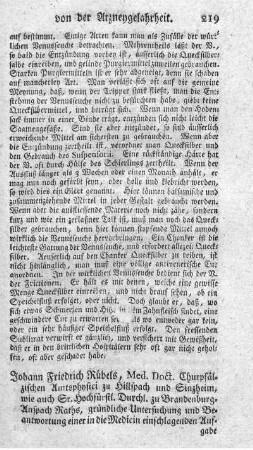 Gründliche Untersuchung und Beantwortung einer in die Medicin einschlagenden Aufgabe der Königlich Schwedischen gelehrten Akademie der Wissenschaften: wie allen Arten von Friesel sowohl bey Kindbetterinnen, als auch bey andern Personen vorzubeugen, und wenn solcher würklich vorhanden, wie er glücklich zu curiren sey?