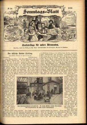 Ausgabe vom Sonntag, den 13. November 1910.