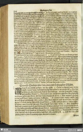 Auslegung des zwey und sechtzigsten Psalms