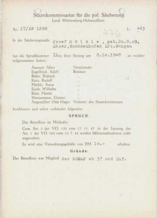 Hölzle, Josef
