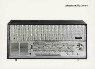 Grundig Musikgerät "3367" von Gerhard Dietrich