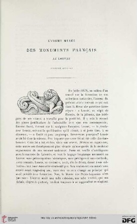 2. Pér. 26.1882: L' ancien Musée des Monuments Français au Louvre, 1