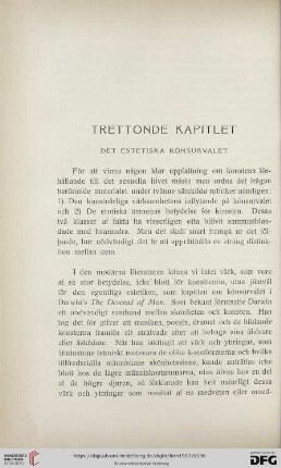 Trettonde Kapitlet: Det estetiska Könsurvalet