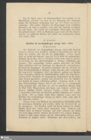 10. Kapitel. Zwickau im dreißigjährigen Kriege 1618-1648