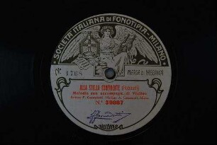 Alla stella confidente : Melodia con accompagn. di Violino / (Robaudi)