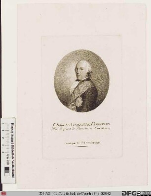 Bildnis Carl Wilhelm Ferdinand, Herzog von Braunschweig-Lüneburg (reg. 1780-1806)